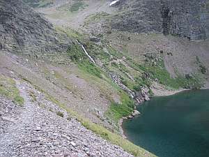 Glacier Gunsight Falls Ellen Wilson