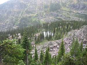 Glacier Gunsight Sperry Pond