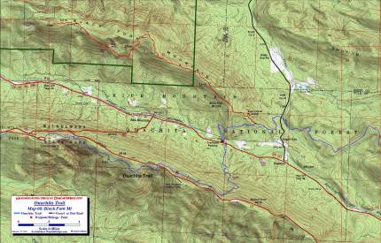 Ouachita Trail Map 08 Black Fork Mt.