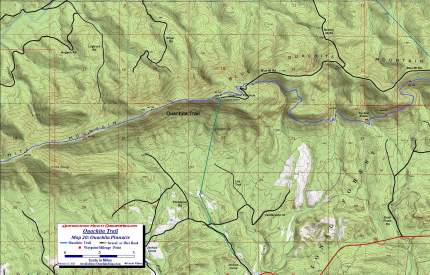 Ouachita Trail Map 20 Ouachita Pinnacle.