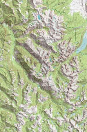 Sawtooth Area Map at 1:24,000 scale.