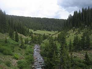 South San Juan on the Azul Trail.