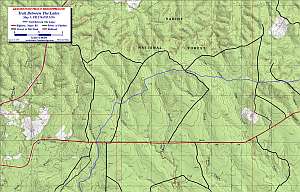 Trail-Between-Lakes 03 topographic trail map at 1:24,000 scale
